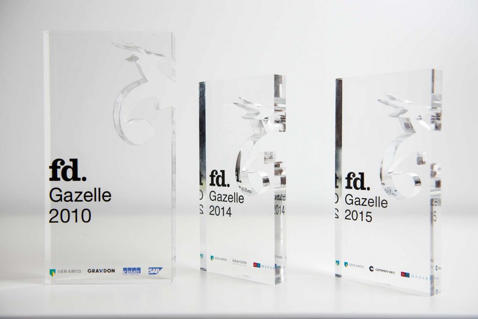 Success recognized: Gazellen Award